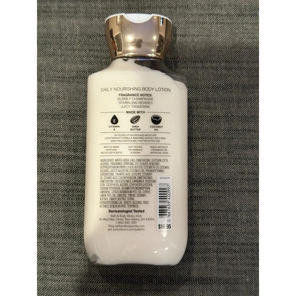 Bath & Body Works‎ Champagne Toast Lotion 8oz NEW